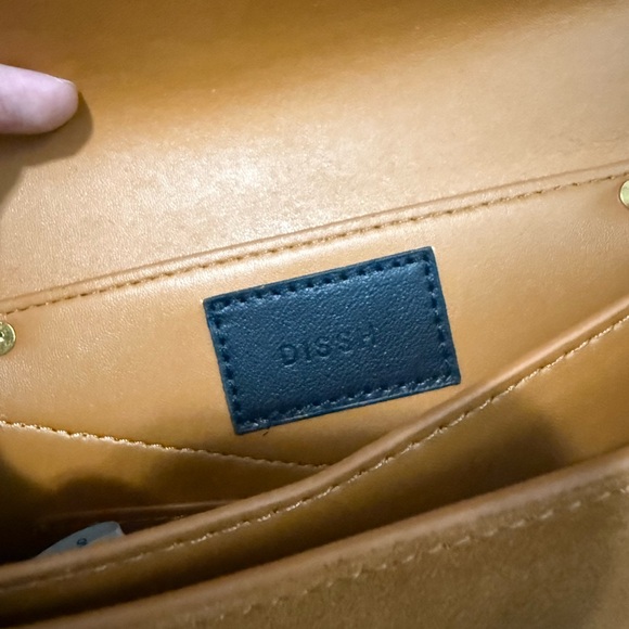 Dissh Brown and Gold Women's Bag - Picture 5 of 6